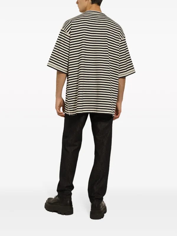 Dolce & Gabbana ストライプ Tシャツ | ブラック | FARFETCH JP