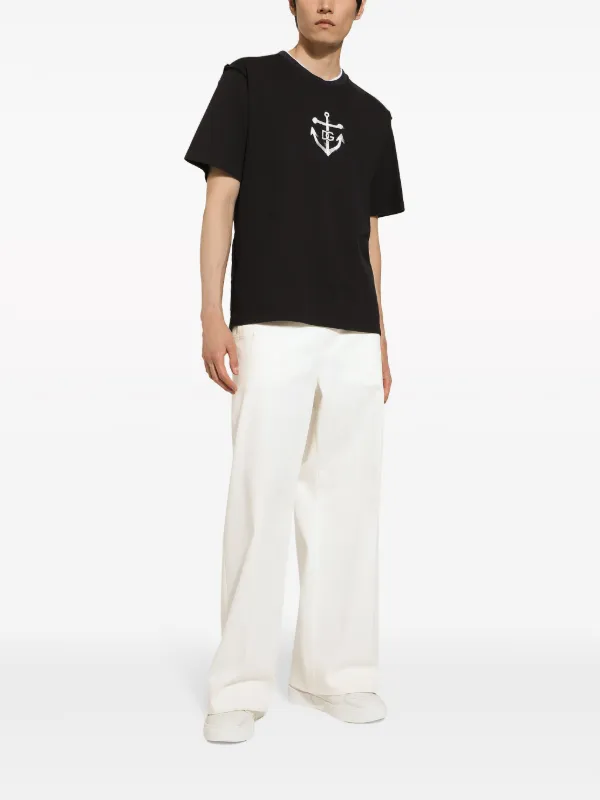 Dolce & Gabbana☆マリーナ ロゴ 半袖Tシャツ ネイビーブルー 22054807_52045726_1000.jpg