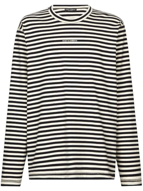 Dolce & Gabbana striped cotton T-shirt