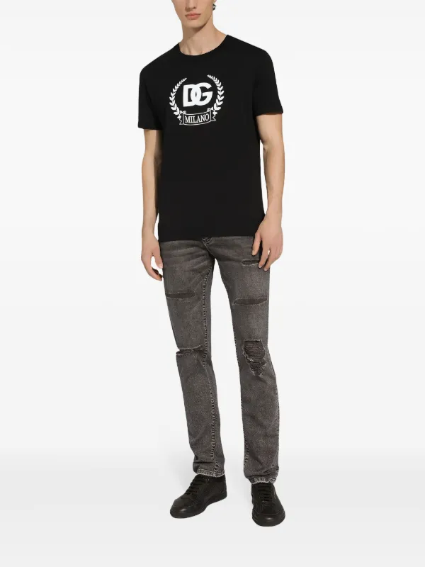 Dolce & Gabbana DGプリント Tシャツ | ブラック | FARFETCH JP