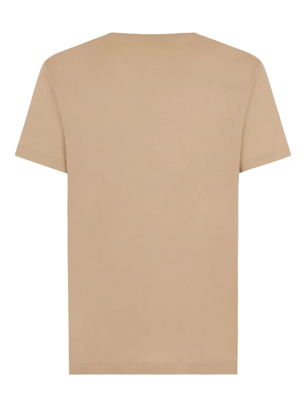 Dolce & Gabbana crew-neck embroidered-logo T-shirt - Beige