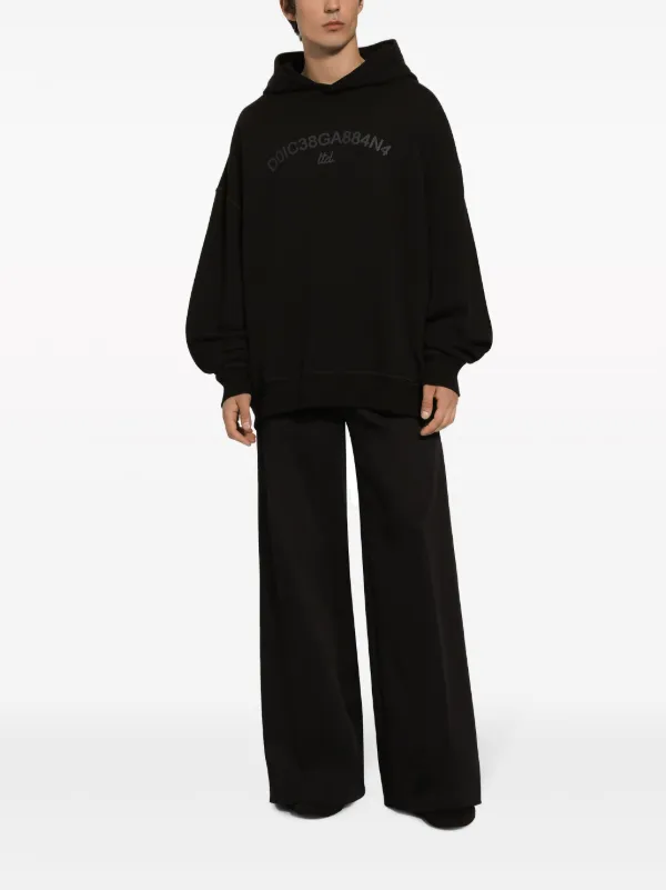 パーカー・フーディ Dolce & Gabbana Embossed Logo Print Cotton Sweatshirt Dolce & Gabbana Embossed DG Logo Jersey Hoodie | Sendegaro US