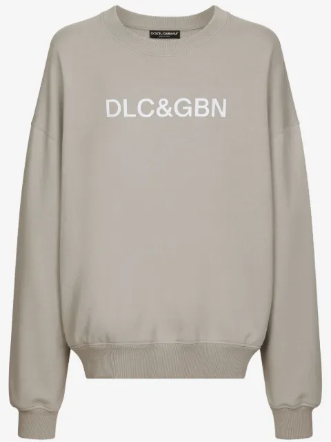 Dolce & Gabbana logo-print round-neck sweatshirt