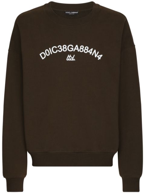 Dolce & Gabbana logo-print cotton sweatshirt