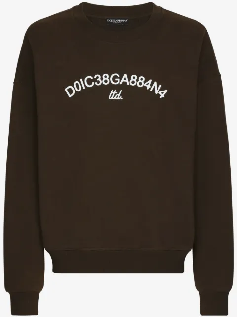 Dolce & Gabbana logo-print cotton sweatshirt