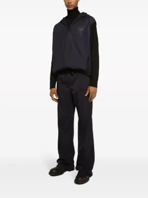 【美品】ドルチェ&ガッバー ベスト ジレ ベロア イタリア製 46 ブラック Dolce & Gabbana（ドルチェ＆ガッバーナ）メンズ ベスト ジレ