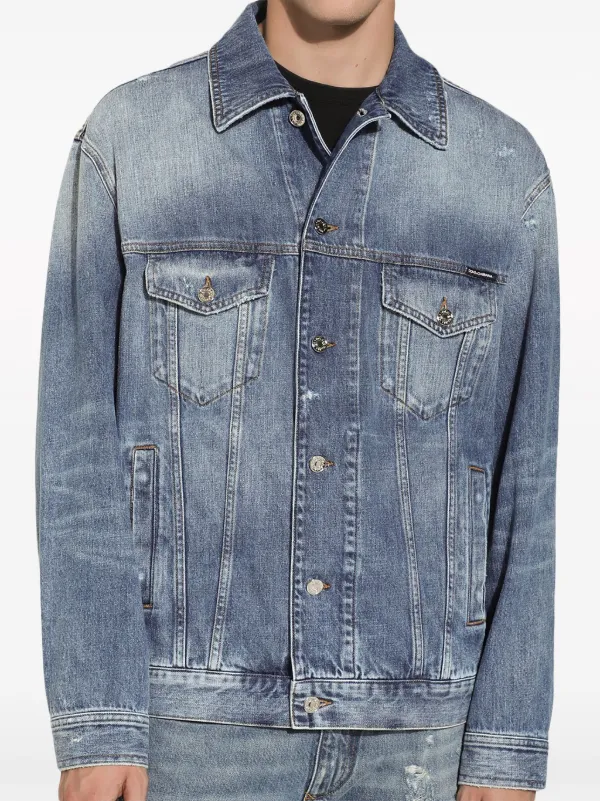 【関税込み】dolce & gabbana Denim long jacket Dolce & Gabbana - Denim jacket Denim - The Corner