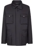Dolce & Gabbana multi-pocket safari jacket - Blue