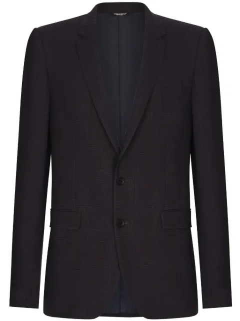 Dolce & Gabbana Prince of Wales check two-piece suit