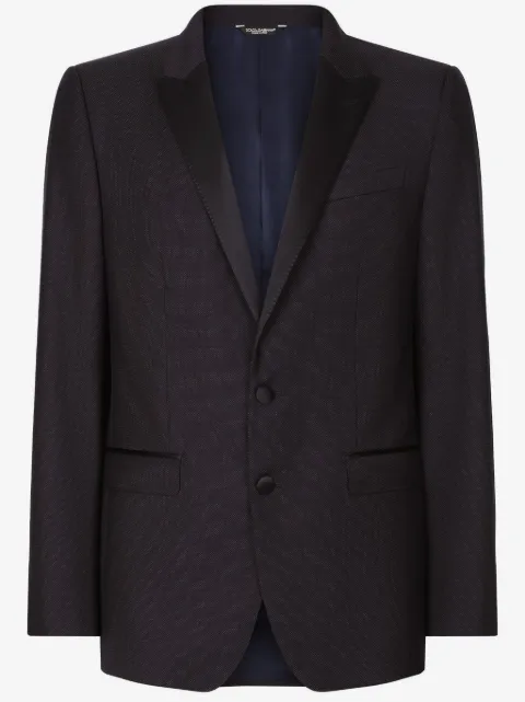 Dolce & Gabbana contrasting lapels two-piece suit