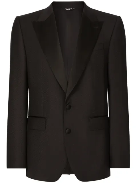 Dolce & Gabbana contrasting lapels two-piece suit