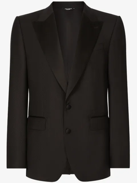 Dolce & Gabbana costume à revers contrastants 