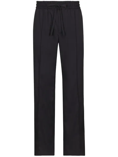 Dolce & Gabbana pantalones anchos con cordones en la pretina