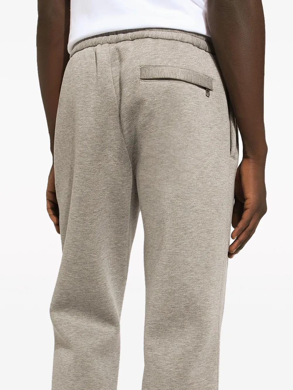 Shop Dolce & Gabbana Logo-plaque Track Pants In Grey