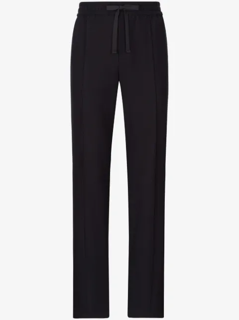 Dolce & Gabbana pressed-crease drawstring-waist track pants