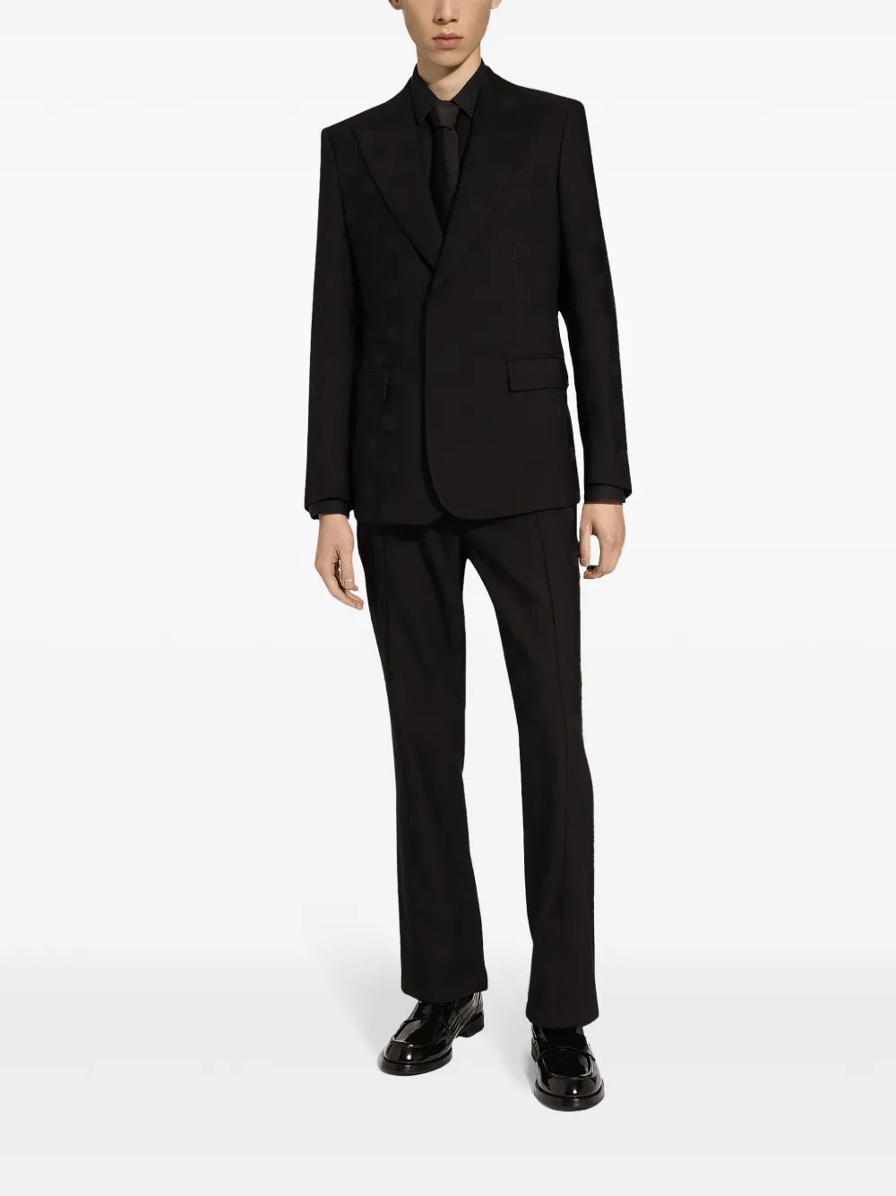 DOLCE & GABBANA DRAWSTRING SLIM-FIT TROUSERS