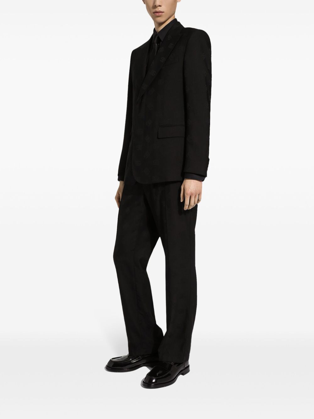 Dolce & Gabbana drawstring slim-fit trousers - Black