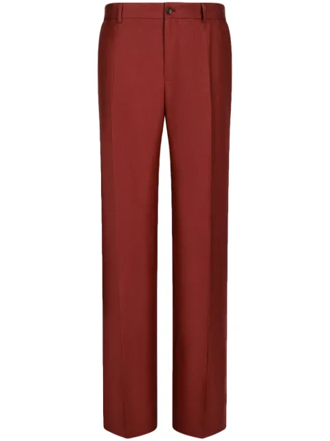 Dolce & Gabbana pressed-crease tailored trousers