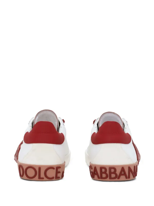 【Dolce&Gabbana】ポルトフィーノレザースニーカー Dolce & Gabbana ポルトフィーノ レザースニーカー | ホワイト