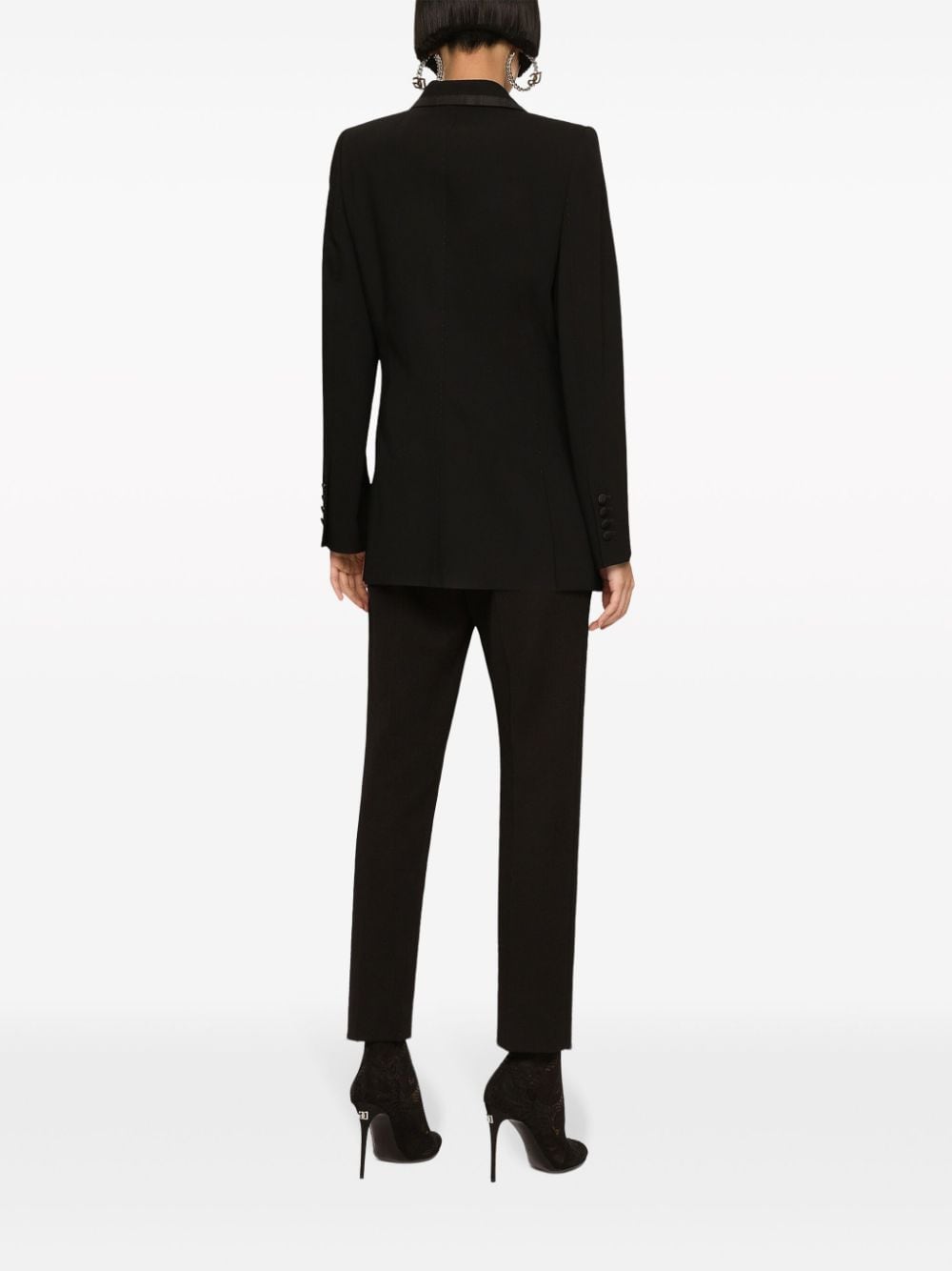 Shop Dolce & Gabbana Peak-lapels Single-breasted Blazer In Black