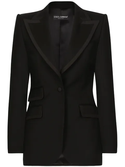 Dolce & Gabbana Blazer com lapela e abotoamento duplo