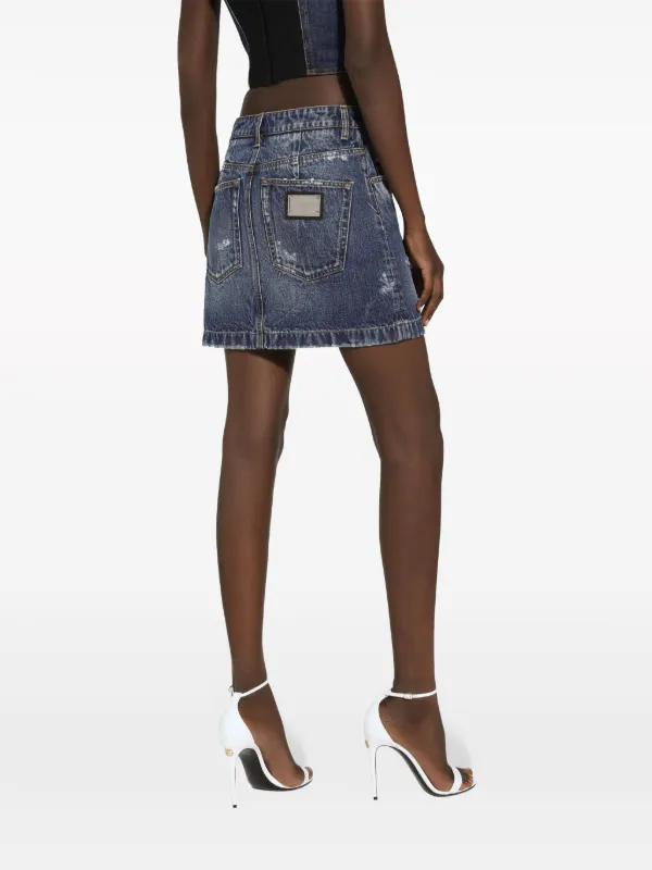 Dolce & Gabbana デニムミニスカート DOLCE＆GABBANA】デニムミニスカート