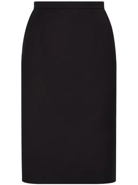 Dolce & Gabbana falda corta estilo lápiz con cintura alta