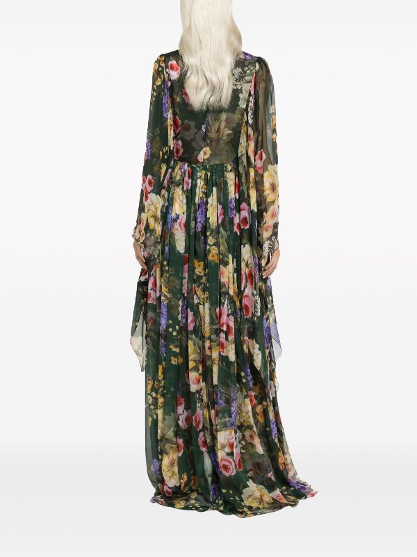 Dolce & Gabbana floral-print Silk Maxi Dress - Farfetch