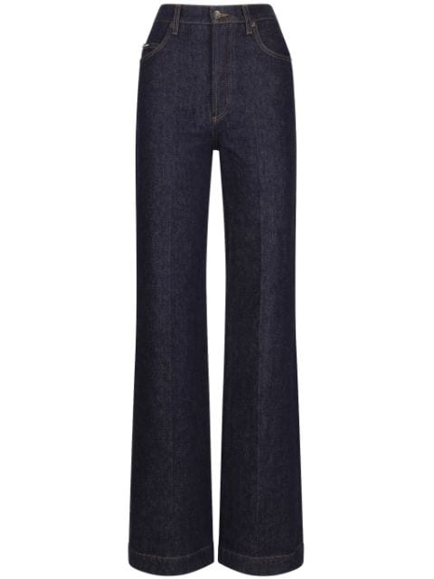 Dolce & Gabbana high-rise flared jeans