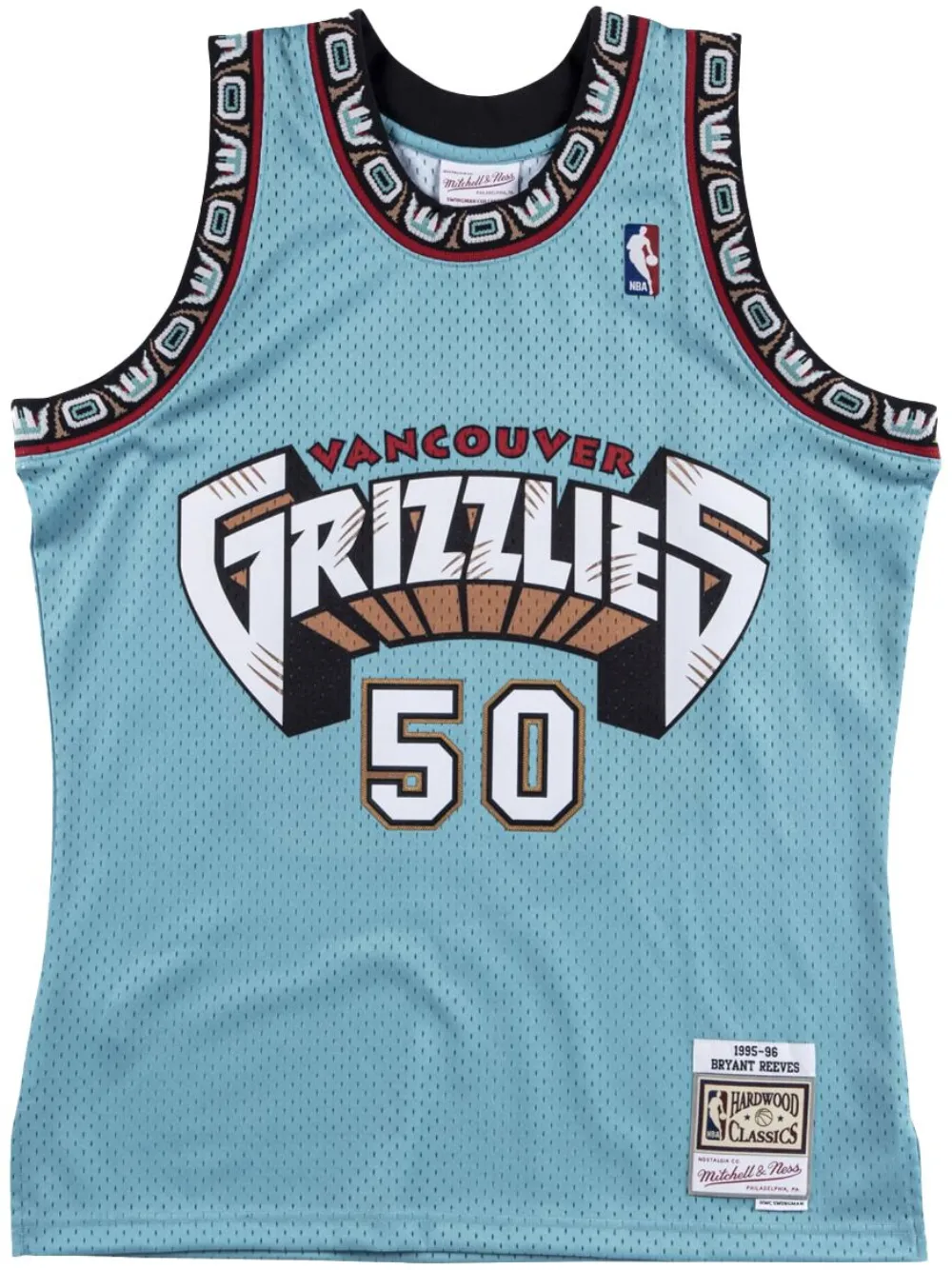 Mitchell & Ness "NBA Vancouver Grizzlies 95 Bryant Reeves" Swingman Mitchell & Ness "NBA Vancouver Grizzlies 95 Bryant Reeves" Swingman