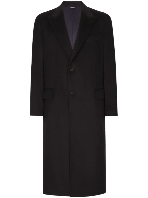 コート DOLCE & GABBANA Black Cashmere Coat 22055168_52615396_600.jpg