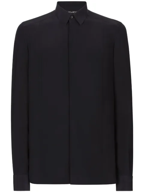 Dolce & Gabbana long-sleeve silk shirt