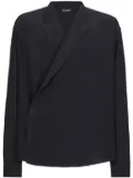 Dolce & Gabbana wrap silk shirt - Black