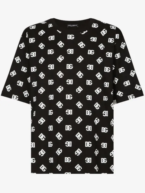 Dolce & Gabbana playera con monograma estampado