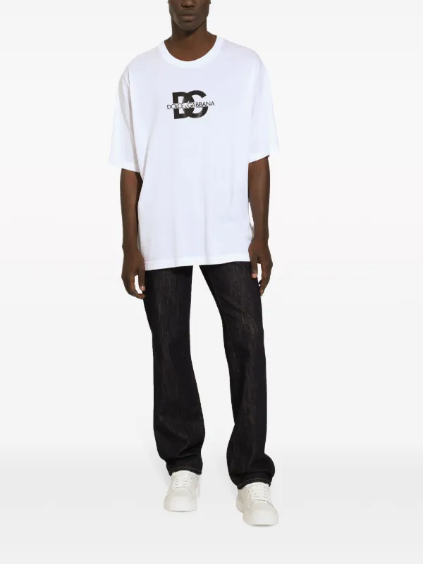Dolce & Gabbana logo-print Cotton T-shirt | White | FARFETCH