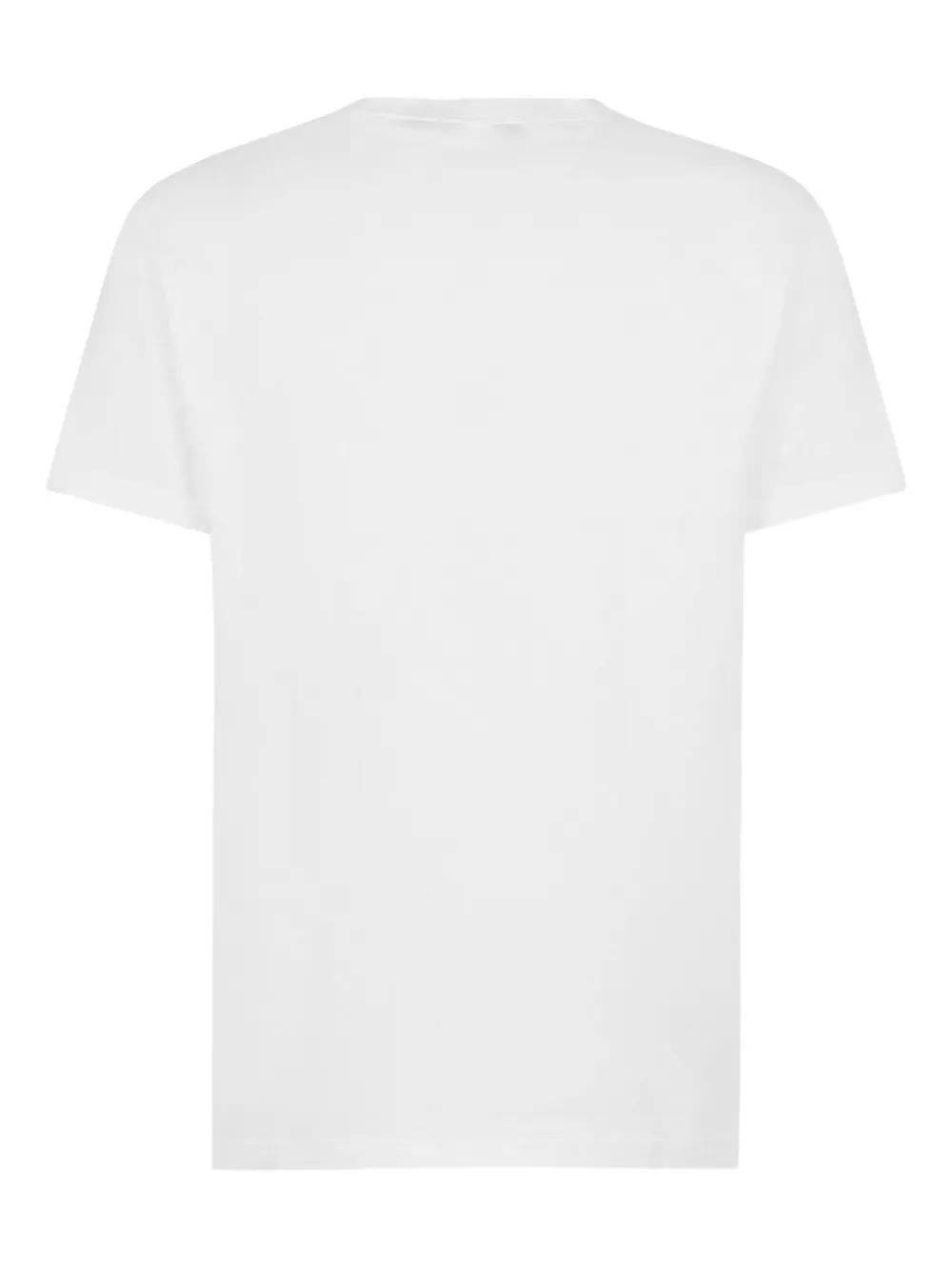 Dolce & Gabbana Short-sleeved Cotton T-shirt With Dg Print In Gray