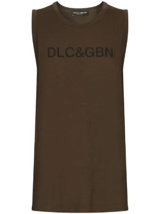 Dolce & Gabbana ロゴ タンクトップ | ブラウン | FARFETCH JP