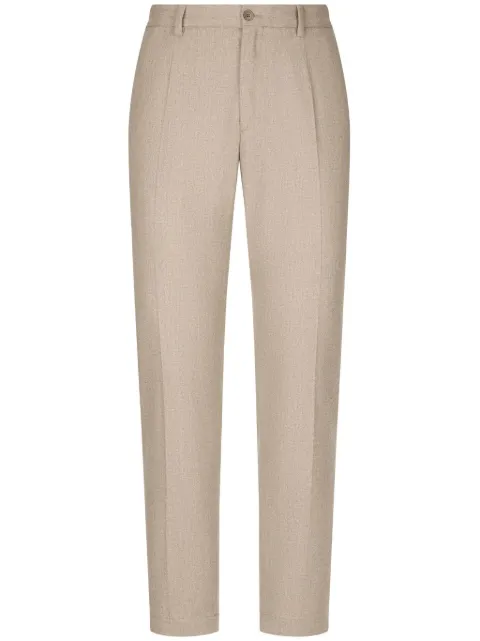 Dolce & Gabbana pressed-crease tailored trousers