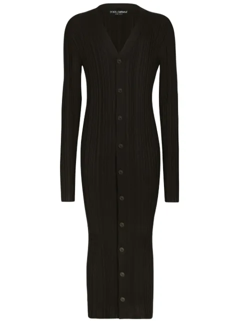 Dolce & Gabbana ribbed silk cardigan