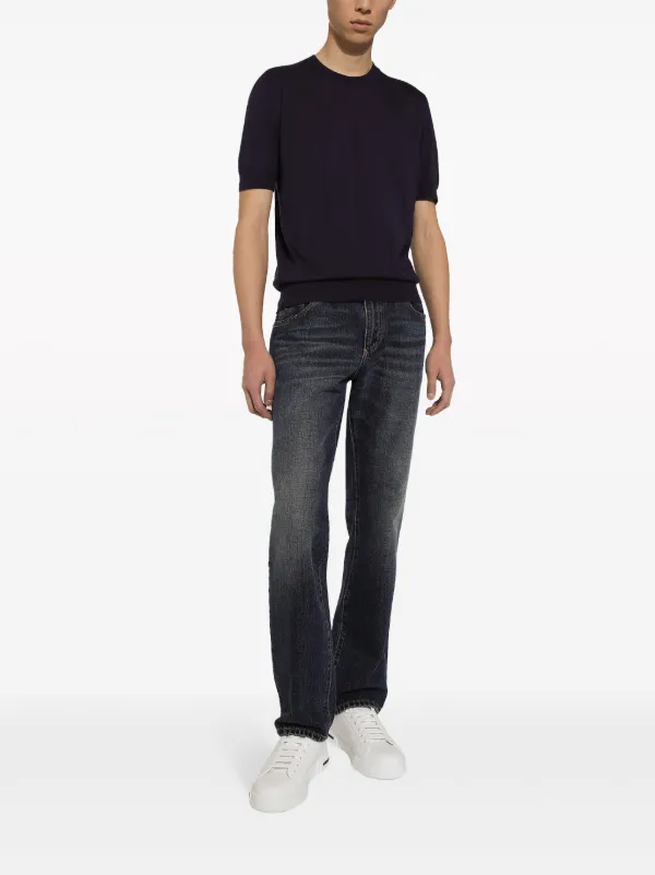 DOLCE&amp;GABBANA シルク ニットトップ 36サイズ Dolce & Gabbana シルク ニットトップ | ホワイト | FARFETCH JP