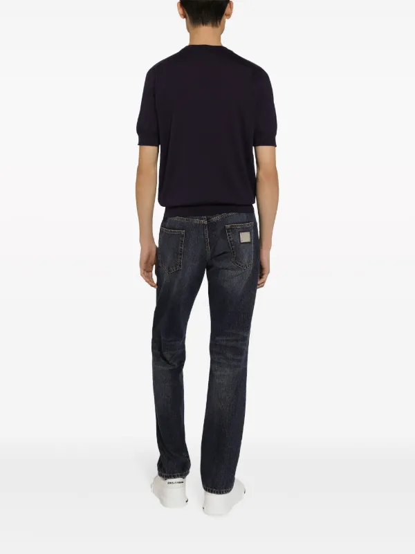 Dolce & Gabbana シルクニットトップ | ブルー | FARFETCH JP