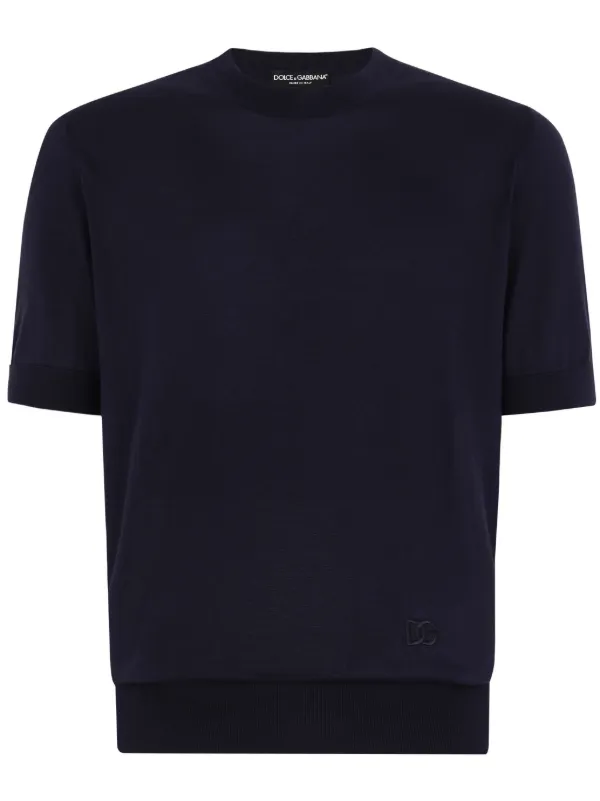 Dolce & Gabbana シルクニットトップ | ブルー | FARFETCH JP