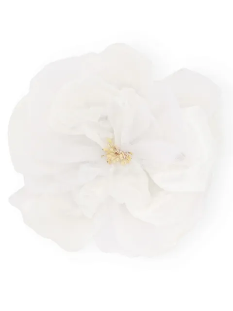 Dolce & Gabbana broche de seda con aplique de flor