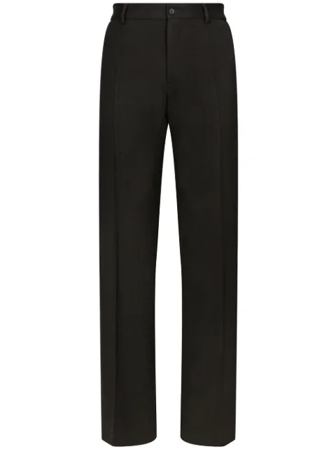 Dolce & Gabbana straight-leg wool trousers