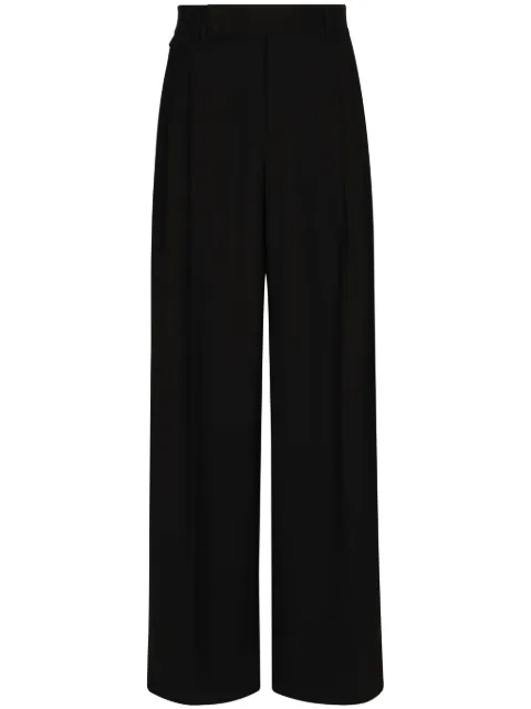 Dolce & Gabbana wide-leg virgin-wool trousers