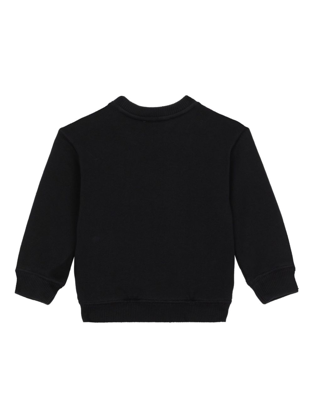 Dolce & Gabbana Kids DG anchor-print cotton sweatshirt - Zwart
