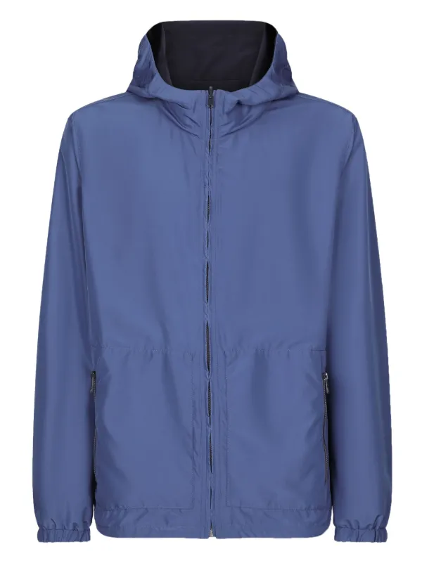 Dolce & Gabbana logo-print Reversible Parka | Blue | FARFETCH
