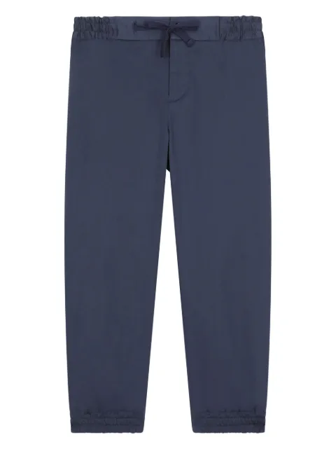 Dolce & Gabbana Kids logo-plaque drawstring-waist trousers