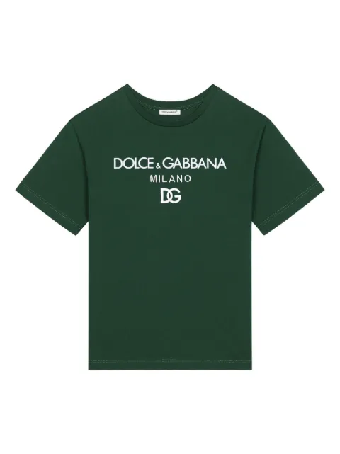 Dolce & Gabbana Kids logo-print cotton T-shirt