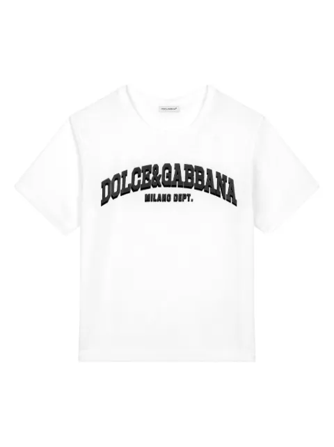 Dolce & Gabbana Kids logo-print cotton T-shirt